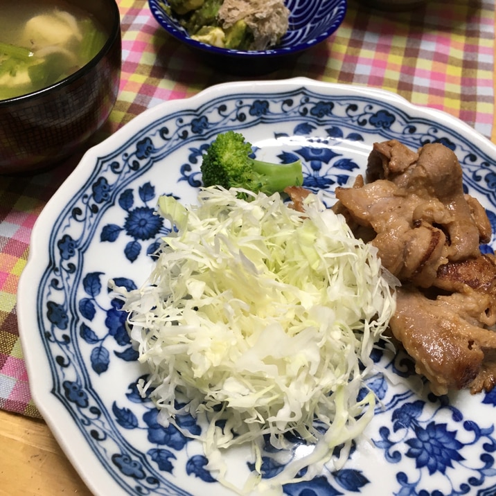 豚ロース肉の味噌漬け焼き